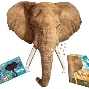 Elephant-Life size animal head puzzle